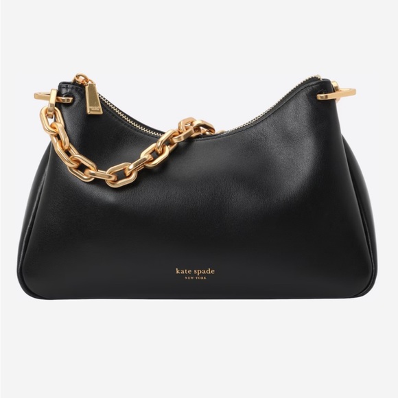 Kate Spade ♠️ Grace Gold Chain Shoulder Bag comes with silk duster. Worn1x